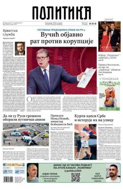 Politika - broj 39899, 27. dec 2024.