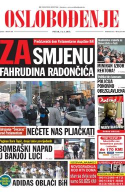 Oslobođenje - broj 24.164, 14. mar 2014.