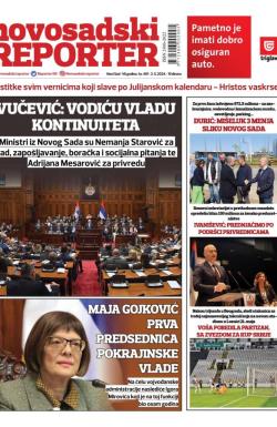 Novosadski reporter - broj 481, 3. maj 2024.