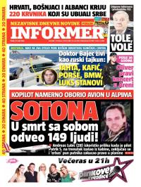 Informer - broj 882, 27. mar 2015.