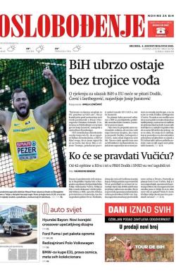 Oslobođenje - broj 26752, 4. avg 2021.