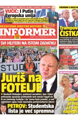 Informer - broj 3968, 3. maj 2025.