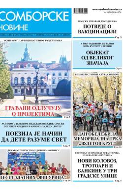 Somborske novine - broj 3724, 7. nov 2025.