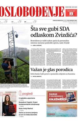 Oslobođenje - broj 26726, 3. jul 2021.