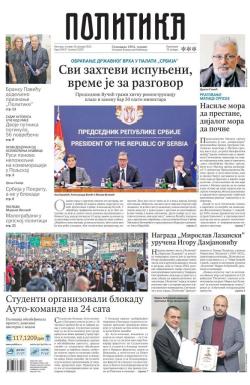 Politika - broj 39927, 28. jan 2025.