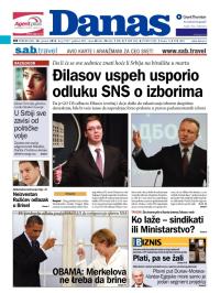 Danas - broj 5957, 20. jan 2014.