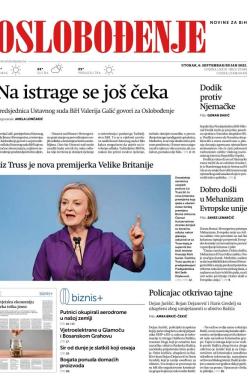 Oslobođenje - broj 27088, 6. sep 2022.