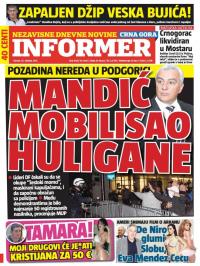 Informer CG - broj 1056, 20. okt 2015.