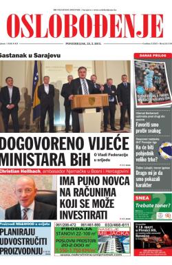 Oslobođenje - broj 24.510, 23. feb 2015.