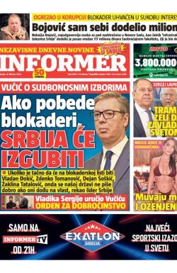 Informer - broj 4205, 10. feb 2026.