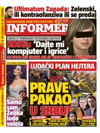 Informer - broj 3373, 22. maj 2023.