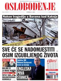 Oslobođenje - broj 24.462, 6. jan 2015.