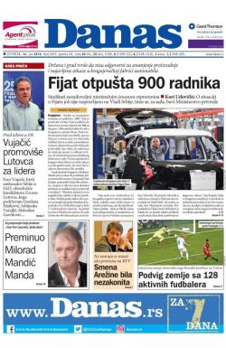 Danas - broj 6835, 16. jun 2016.