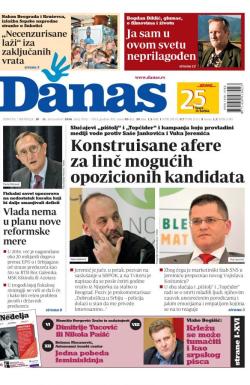 Danas - broj 7012-7013, 10. dec 2016.