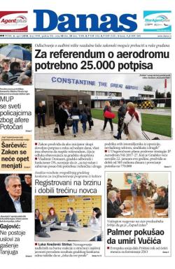 Danas - broj 7494, 6. apr 2018.