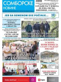 Somborske novine - broj 3460, 16. okt 2020.