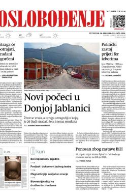 Oslobođenje - broj 28152, 26. feb 2026.