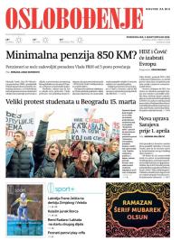 Oslobođenje - broj 27849, 3. mar 2025.