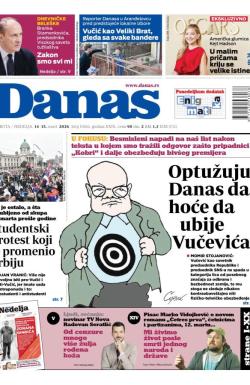 Danas - broj 10165, 14. mar 2026.