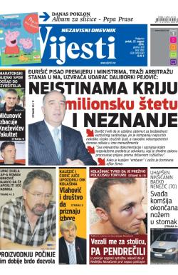 Vijesti - broj 5892, 22. avg 2014.