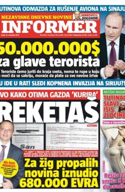 Informer - broj 1081, 18. nov 2015.