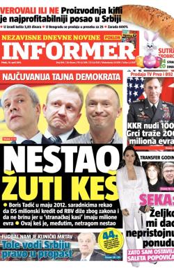 Informer - broj 894, 10. apr 2015.