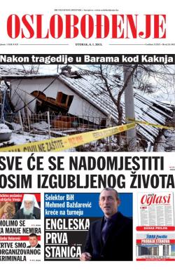 Oslobođenje - broj 24.462, 6. jan 2015.