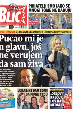 Blic - broj 7388, 8. sep 2017.