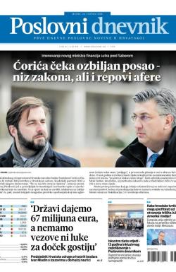 Poslovni Dnevnik - broj 5516, 28. jan 2026.