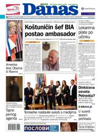 Danas - broj 5518, 7. nov 2012.