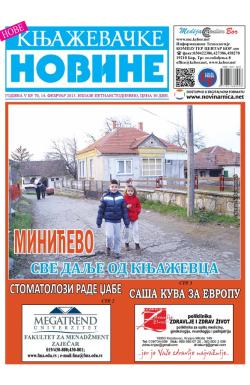 Nove knjaževačke novine - broj 70, 14. feb 2013.