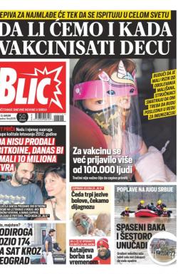 Blic - broj 8576, 13. jan 2021.