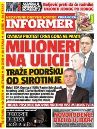 Informer CG - broj 1173, 10. mar 2016.