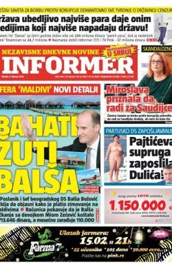 Informer - broj 1148, 9. feb 2016.