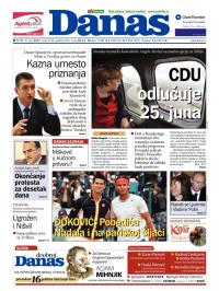 Danas - broj 5730, 7. jun 2013.