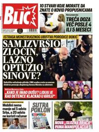 Blic - broj 8858, 25. okt 2021.