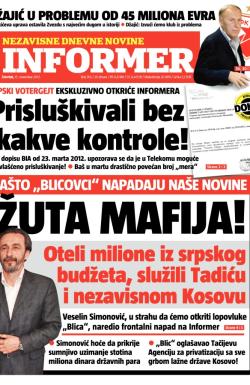 Informer - broj 163, 15. nov 2012.