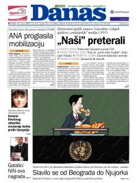 Danas - broj 5587, 15. jan 2013.