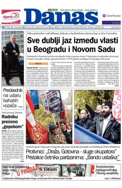 Danas - broj 5534, 23. nov 2012.