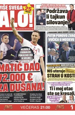 Alo - broj 3798, 22. sep 2018.