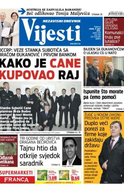 Vijesti - broj 5758, 9. apr 2014.