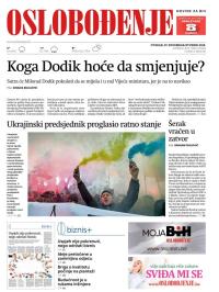 Oslobođenje - broj 25863, 27. nov 2018.