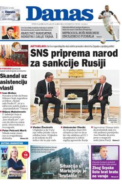 Danas - broj 8970, 21. apr 2022.