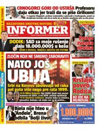 Informer - broj 1850, 25. maj 2018.