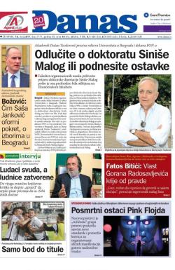 Danas - broj 7171, 18. maj 2017.