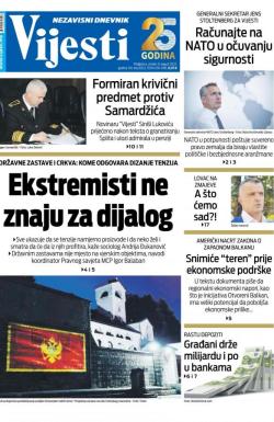 Vijesti - broj 8737, 9. avg 2022.