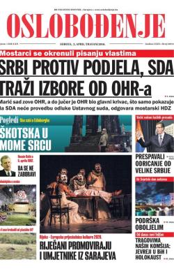 Oslobođenje - broj 24.914, 2. apr 2016.