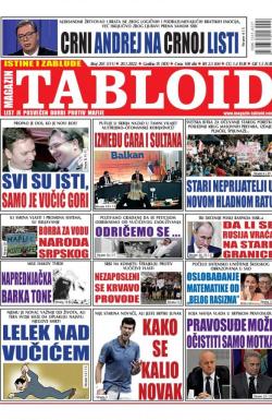 Tabloid - broj 205, 20. jan 2022.