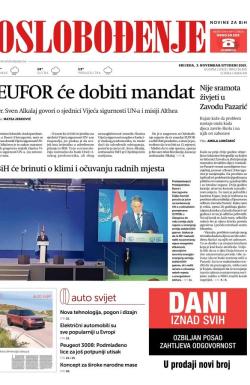 Oslobođenje - broj 26830, 3. nov 2021.