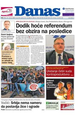 Danas - broj 6596, 21. okt 2015.